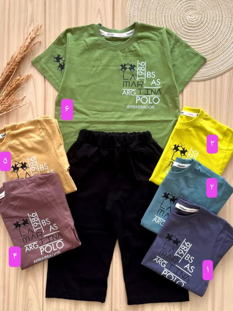 لباس بچه گانه تیشرت شلوارک polo