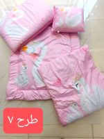 سرویس خواب چهارتیکه مخمل نوزادی - Image 12
