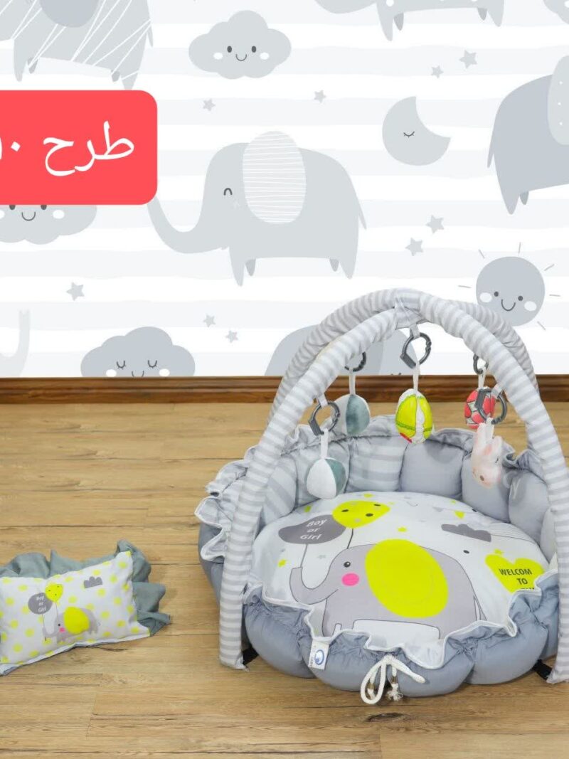 تشک بازی دور دار تترون نوزادی و بچه گانه