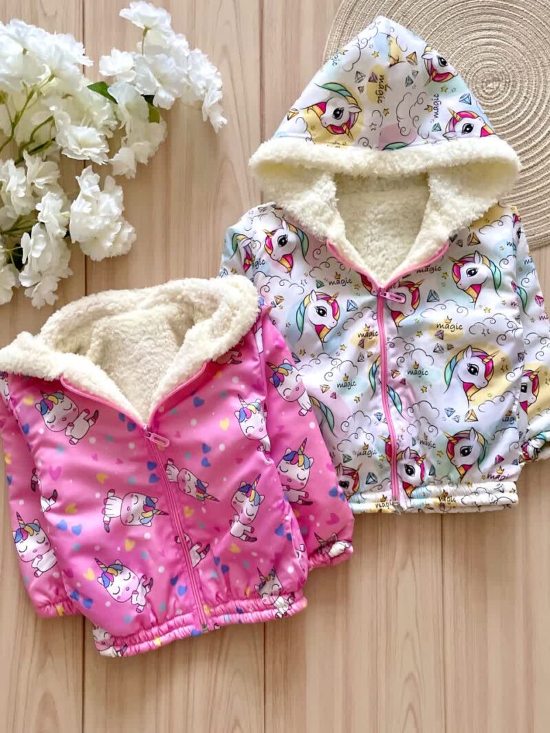 لباس بچه گانه کاپشن شمعی دخترانه