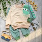 لباس بچه گانه بلوز شلوار Dinosaur