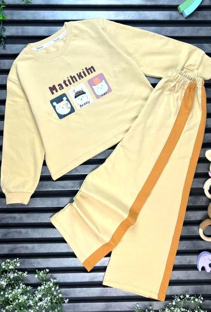 لباس بچه گانه کراپ شلوار خرس و گربه