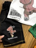 لباس بچه گانه تیشرت شلوارک خرس صخره نورد - Image 3
