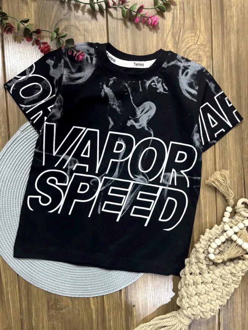 لباس بچه گانه تیشرت مشکی speed