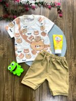 لباس بچه گانه تیشرت شلوارک کبریتی bear