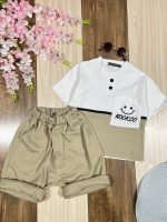 لباس بچه گانه تیشرت شلوارک لش بیسکوئیتی لبخند - Image 5
